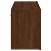vidaXL Tv-meubel wandgemonteerd 80x30x41 cm bruin eikenkleur