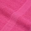 vidaXL Handdoeken FROGN 2 st 50x100 cm 360 g/m&sup2; roze