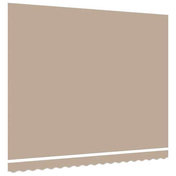vidaXL Vervangingsdoek voor zonnescherm Beige 280 x 245 cm Polyester