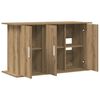 vidaXL Aquariumstandaard Artisan Eikenhout 101x41x58 cm Bewerkt Hout