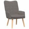 vidaXL Fauteuil Lichtgrijs 63 x 67 x 94 cm Sherpa Stof
