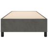 vidaXL Boxspring bed 100x200 cm fluweel donkergrijs