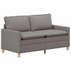 vidaXL Bank Taupe 156 x 81 x 87,5 cm Stof