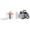 vidaXL Vacuümkamer met 2-traps pomp 7,4 L