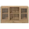 vidaXL Dressoir 120x30,5x70 cm bewerkt hout artisanaal eikenkleurig
