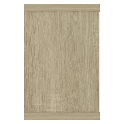 vidaXL Wandschappen kubus 2 st 60x15x23 cm bewerkt hout sonoma eiken