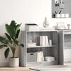 vidaXL Boekenkast 80x24x76 cm bewerkt hout grijs sonoma eikenkleurig