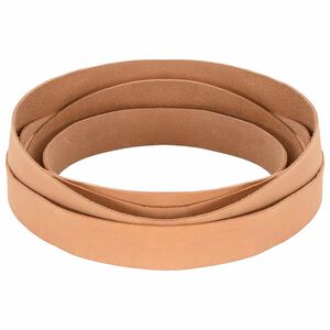 vidaXL Leren riem 1 Licht Bruin 200 x 2,5 cm Leer