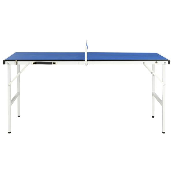 vidaXL Tafeltennistafel 152x76x66 cm met net 152x76x66 cm blauw