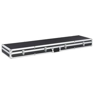 vidaXL Wapenkoffer 134x35x12 cm aluminium zwart