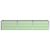 vidaXL Plantenbak Groen 240 x 80 x 45 cm Staal