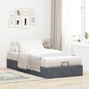 vidaXL Bedframe zonder matras 90x190 cm fluweel donkergrijs
