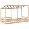vidaXL Kinderbed met bedhuis 90x200 cm massief grenenhout