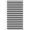 vidaXL Zebra rolgordijn 120x200 cm stofbreedte 115,9 cm zwart