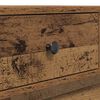 vidaXL Salontafel Oudhout 90 x 90 x 28 cm Bewerkt hout