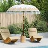 vidaXL Balinese Parasol Cr&egrave;me 215 x 215 x 260 cm