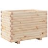 vidaXL Plantenbak 70x40x49,5 cm massief grenenhout