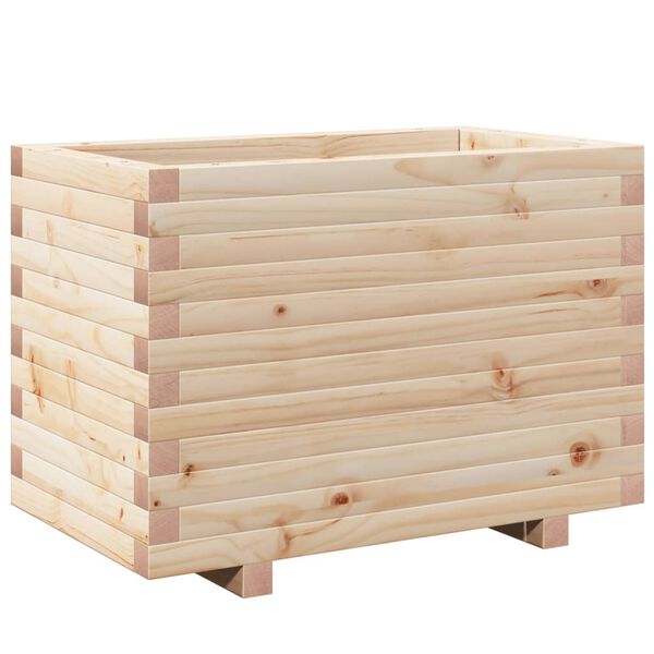 vidaXL Plantenbak 70x40x49,5 cm massief grenenhout