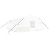 vidaXL Tuinkas met stalen frame 48 m&sup2; 8x6x2,85 m wit