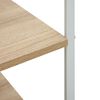 vidaXL Magnetronkast 60x39,6x79,5 cm bewerkt hout wit en eikenkleurig
