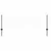 vidaXL zeshoekig gaasgek met palen 25 x 0,6 m PVC-Coated Staal Groen
