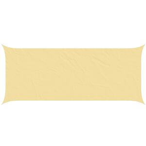 vidaXL Zonneschaduwzeil Zand 6 x 2,5 m 100% Polyester Oxford