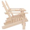 vidaXL Tuinstoelen Adirondack met tafeltje massief vurenhout