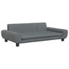 Hondenmand 100x54x33 cm fluweel lichtgrijs