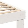 vidaXL Bedframe met hoofdeinde Wit 120 x 200 cm Massief grenenhout