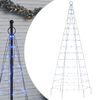 vidaXL LED-kerstboom 200 LED's 180 cm blauw