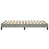 vidaXL Bedframe zonder matras 120x200 cm fluweel lichtgrijs