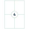 rillprint Etiketten 105x148 mm 1000 vellen wit