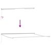 vidaXL Inklapbaar Zonnescherm Wit 400 &times; 300 cm Polyester