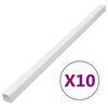 vidaXL Kabelgoot 100x40 mm 10 m PVC