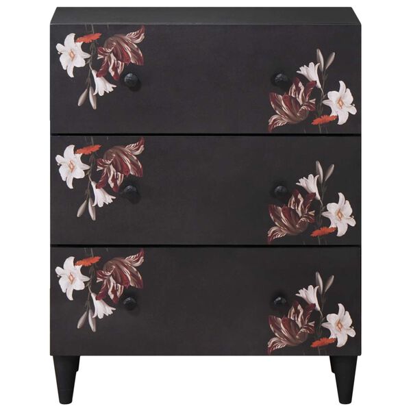 vidaXL Opslagkasten Multikleur 60 x 33,5 x 75 cm Massief Mango Hout