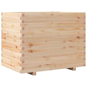 vidaXL Plantenbak 90x60x72 cm massief grenenhout