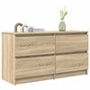 vidaXL Tv-meubel 100x35x54 cm bewerkt hout sonoma eikenkleurig