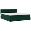 vidaXL Ottoman bed met matrassen en LED's 200x200cm fluweel
