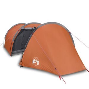 vidaXL Tunneltent 4-persoons waterdicht oranje