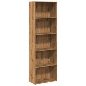 vidaXL Boekenkast 60x30x189 cm bewerkt hout artisanaal eikenkleurig
