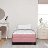vidaXL Boxspringbed met matras Roze 80 x 200 cm Stof