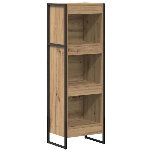 vidaXL Boekenkast Ambachtelijk eiken 80 x 30 x 155 cm Bewerkt hout