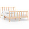 vidaXL Bedframe zonder matras massief grenenhout 120x200 cm