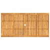 vidaXL Tuin eettafelset 9 pcs Bruin Massief Acaciahout