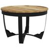 vidaXL Salontafel 60x40 cm massief ruw mangohout