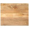 vidaXL Tafelblad rechthoekig 100x80x3,8 cm massief mangohout