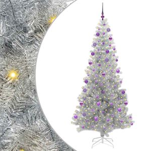 vidaXL Kerstboom Zilver 210 cm PET