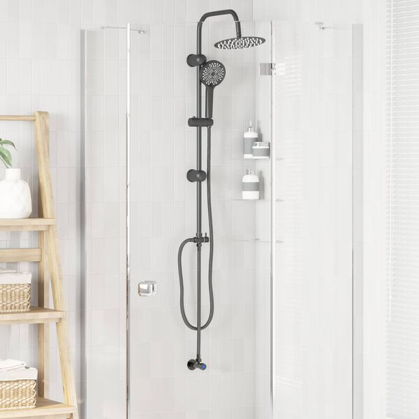vidaXL Douche systeem Zwart 45 x 20 x 96 cm