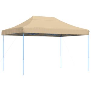 vidaXL Partytent Beige 279 x 410 x 315 cm Oxford Stof