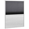 vidaXL Raamhor pliss&eacute; met verduistering 80x100 cm aluminium